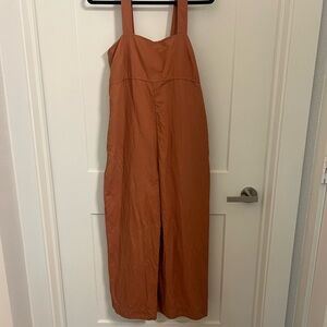 Uniqlo burnt Orange jumpsuit